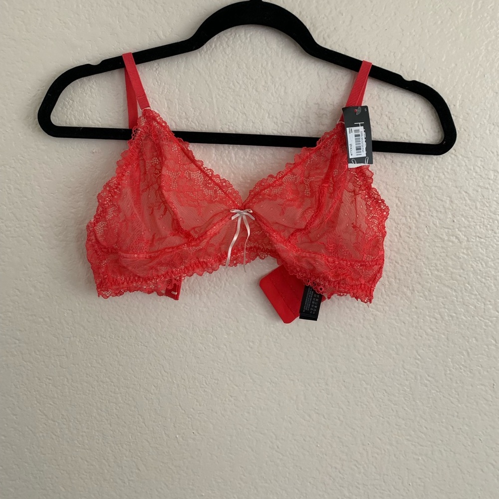 Red bralette